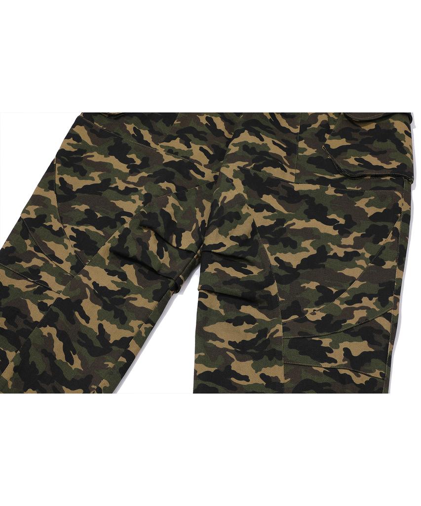 CPGN STUDIO Assassin Wide 3D Cargo Pants Camo