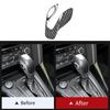 Carbon Fiber Car Gear Shifter Knob Cover Trim For Ford Focus Fiesta 2012-2018 LHD