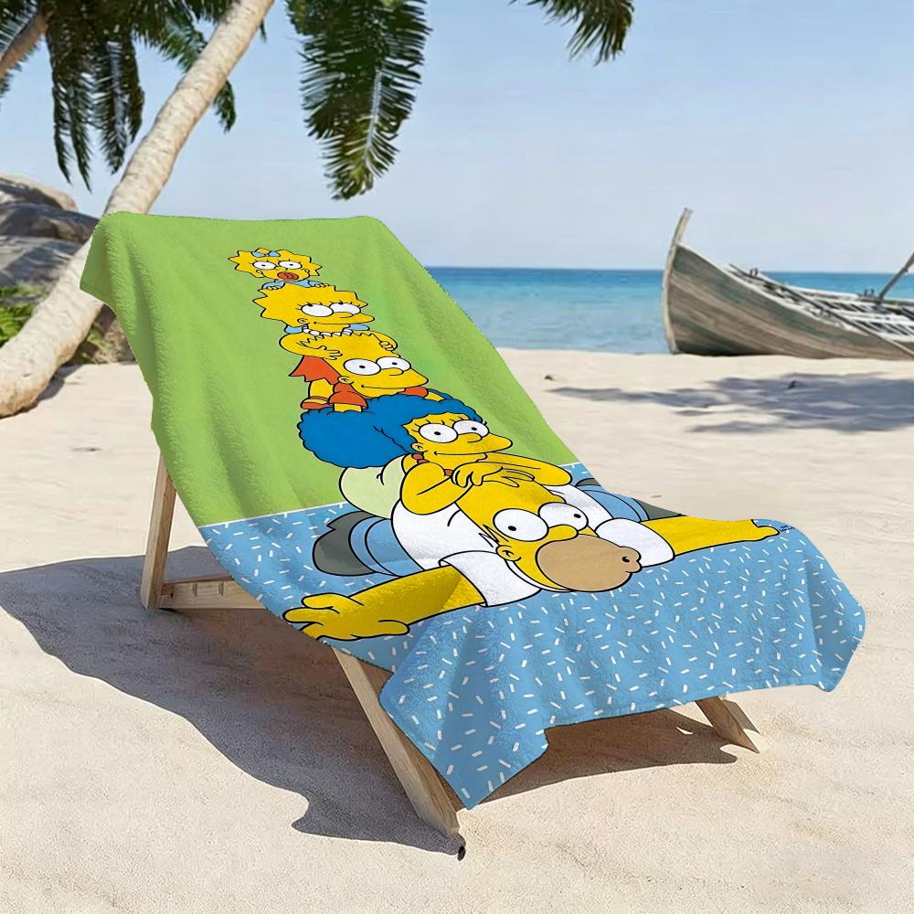 Funny-The SimpsonsS Towel Five-Star Hotel Quality Eco-Friendly Ultra Soft Thick Towels & Beach Towels