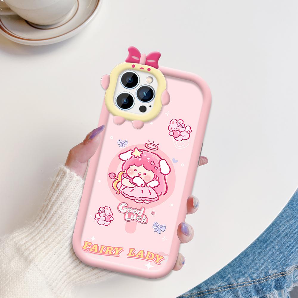 

Противоударный чехол для телефона с мультяшным узором и линзами Monster, мягкий защитный чехол для iPhone Samsung Huawei Xiaomi Redmi OPPO Vivo Infinix Honor 50/Huawei Nova 9