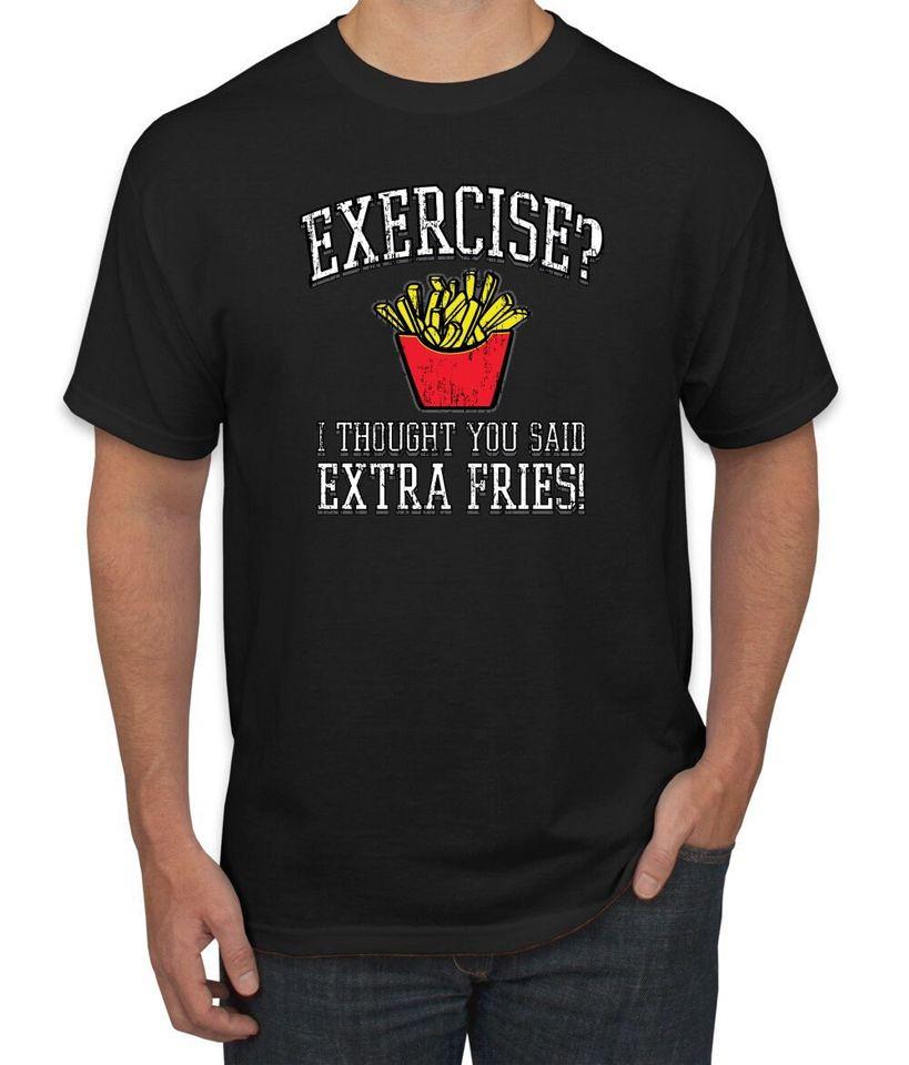 

Exercise HumorI Thought You Said Extra Fries Funny T-Shirt Classic T-shirt 4XL