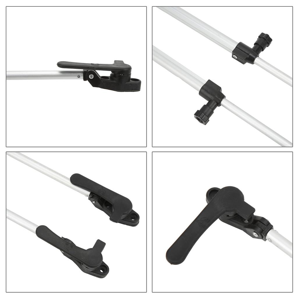 1Pair Polyplastic 310mm Window Auto Stay Lever Lock For RVs Motorhomes Yachts Camper Trailer Etc Screw Type Window Lift Strut