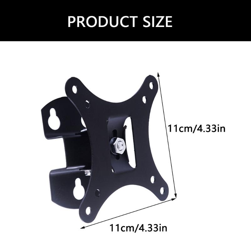 Einzelner Monitorständer für 10-26 Zoll Displays, höhenverstellbar, VESA-kompatibel, Metall-Schreibtischhalterung