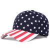 Men US Flag Print Baseball Cap Outdoor Adjustable Sunscreen Leisure Hat Spring Autumn Travel Tourism Beach Vacation