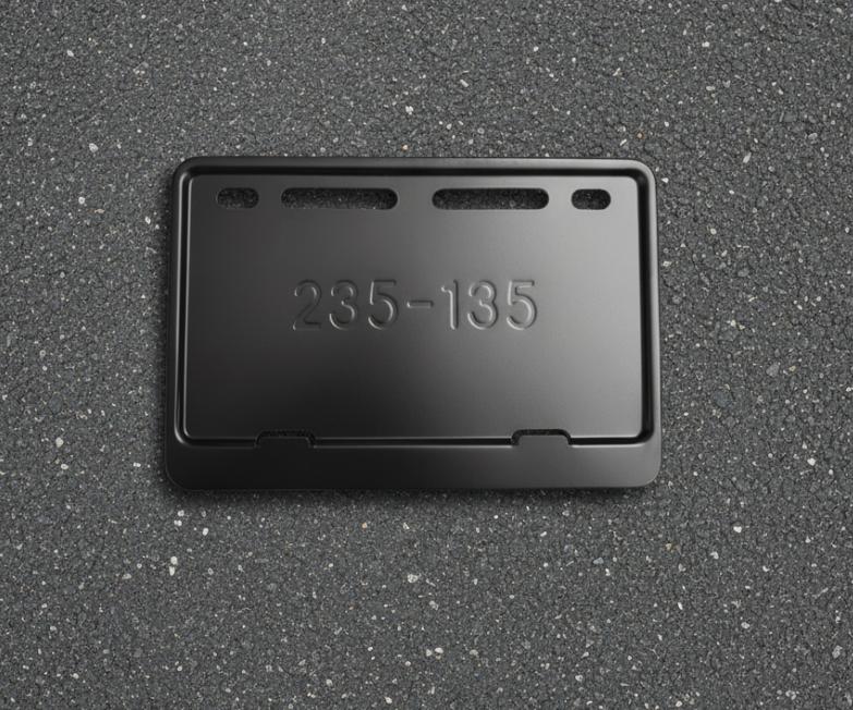 1pc Aluminum Alloy Motorcycle License Plate Frame For Philippine Motorcycle License Plate Frame