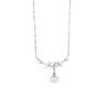Lucky Flower Branch Laurel Sweet Necklace Women's Light Luxury Niche Design High-end Flower Pearl Necklace