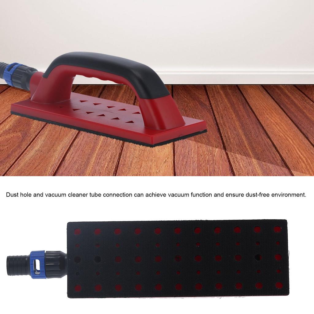 Dust Free Grinding Block Manual Dust Extraction Polishing Sander with Hook and Loop 9in