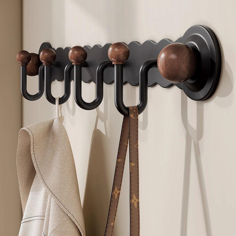 Wall Mounted Suction Cup Bathroom Hook Creative Hanging Clothes Hook Door Rear  Hook  Towels
