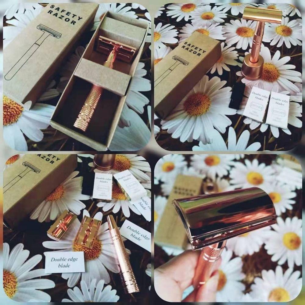 Tool 5 Shaving Blades Male Womens Manual Shaver Classic Men Shaving Safety Razor Double Edge Razor