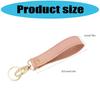 Premium Leather Keychain Sleek Design Sturdy Metal Hook Key Rings for Everyday Carry Secure Key Holder