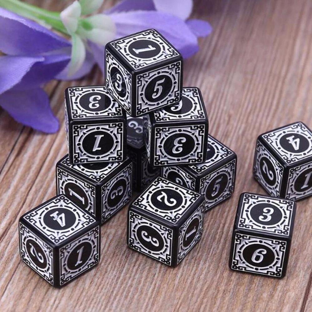 Toys D6 Table game Dices Multi Sided Acrylic Polyhedral