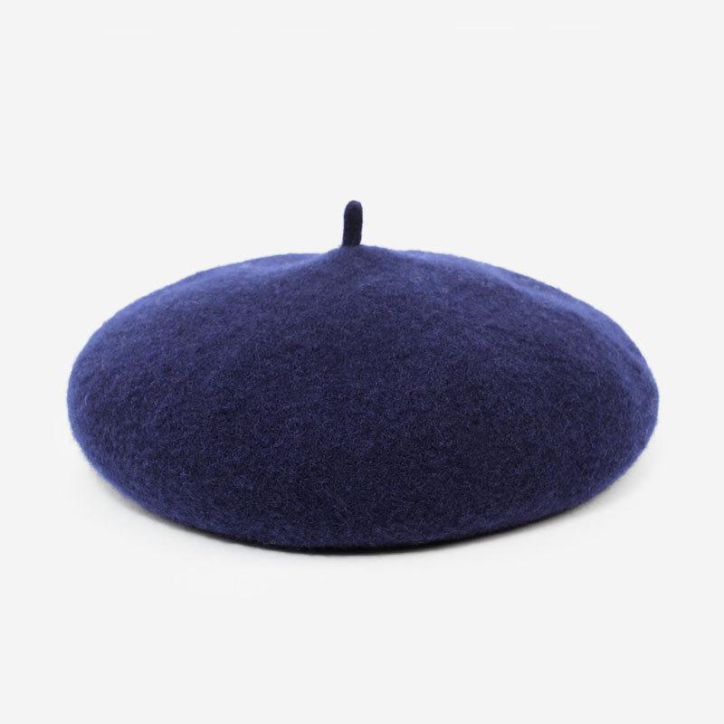 Wool Caps Felt Beret Women British Style Girls Beret Hat Lady Solid Color Winter Hats
