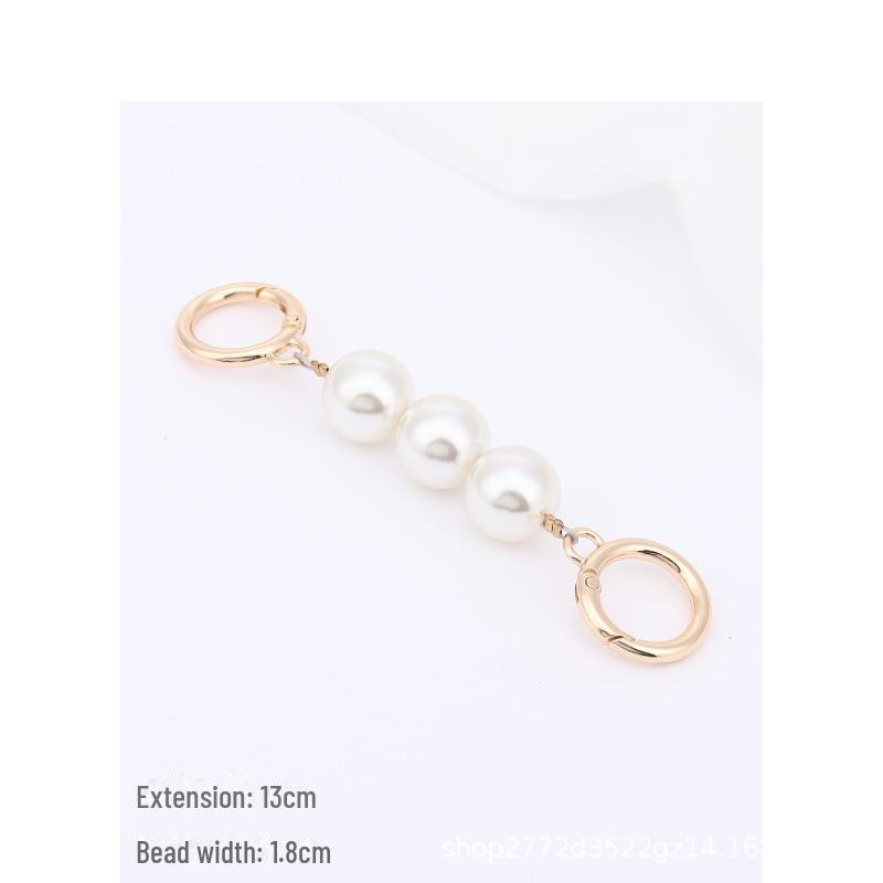 COAC Mahjong Bag Chain: Transform Your Shoulder Strap with Pearl Chain Accents