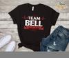Team Bell Family Reunions DNA Heartbeat Tshirt, Team Bell Family Outfit, Family Union Birthday Gift