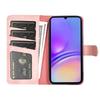 Pro Samsung Galaxy A06 4G Peněženkové pouzdro Kožený kryt na telefon Splicing Barva