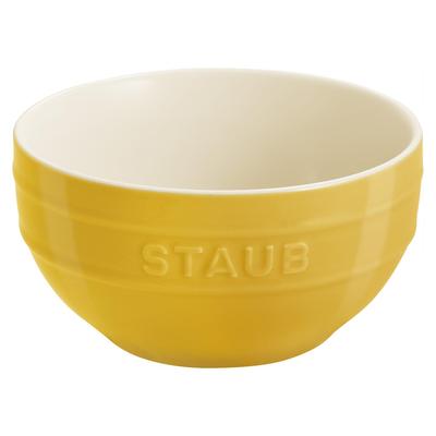 Staub 12 cm Keramik, hitzebeständig, Steingut, ofen- und mikrowellengeeignet, japanische Keramik, Citoron-Farbe, Schüssel „Bowl Citron“ [Autorisiertes Produkt] Z1029-532