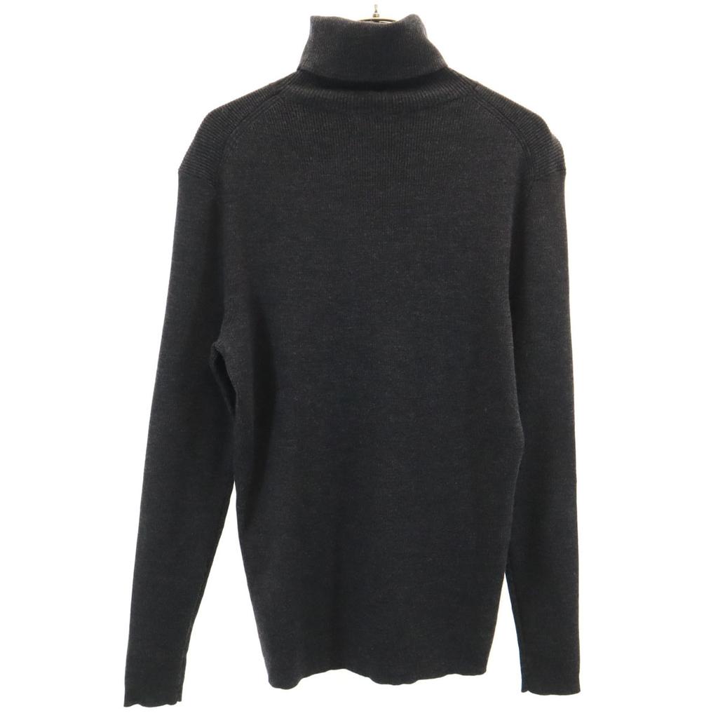 POLO RALPH LAUREN wool blend Long sleeve turtleneck sweater S gray knit Men's Used