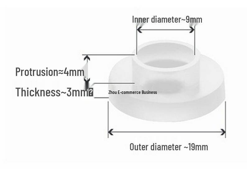 Silicone Convex Gasket for Shower Faucet Repair, Waterproof Sealing Ring, 4/6-Minute Corrugated Pipe Hose Parts.