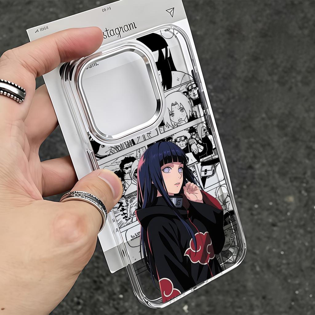 Anime Hyūgas Hinatas Phone Case for Samsung Galaxy S26 S25 S24 S23 S22 S21 S20 Note20 FE Ultra Edge Plus 4G 5G Clear