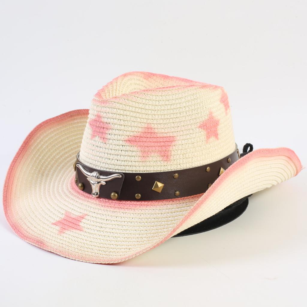 Best-selling Western Cowboy Hats for Men and Women, Fashionable Sunshade Straw Hats, Classic Outdoor Western Cowboy Hats
