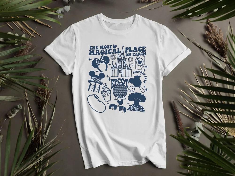 Most Magical Places On Earth Castle White Tshirt S