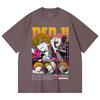 230 Gsm 100% Cotton Chainsaw Man V35 Denji Pochita Print Unisex Heavy Cotton T Shirt