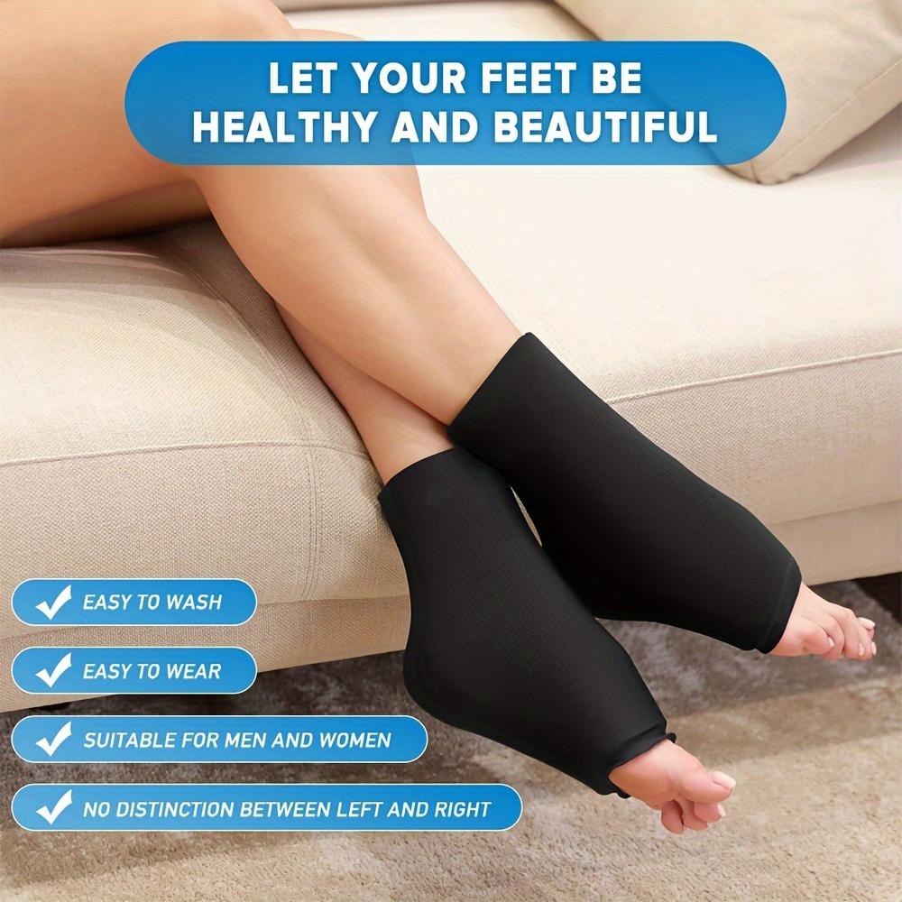 Ankle Ice Pack Wrap for Injuries Foot Ice Pack Stretchable Cold Pack Compression Therapy for Plantar Fasciitis Sprained Ankles