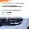 2Pcs Dynamic Rearview Mirror Indicator Lamp Turn Signal Light for Land Rover Discovery 4/LR4 L462 Range Rover Sport Evoque MK IV