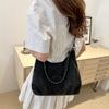 New summer fashion shoulder bag messenger bag simple casual soft surface large capacity commuter bag women's versatile