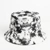Gorro de pescador con efecto tie dye en color rosa vibrante: gorro de pescador reversible, liviano y protector solar para mujer: regalo perfecto para el Año Nuevo chino y el día de San Valentín