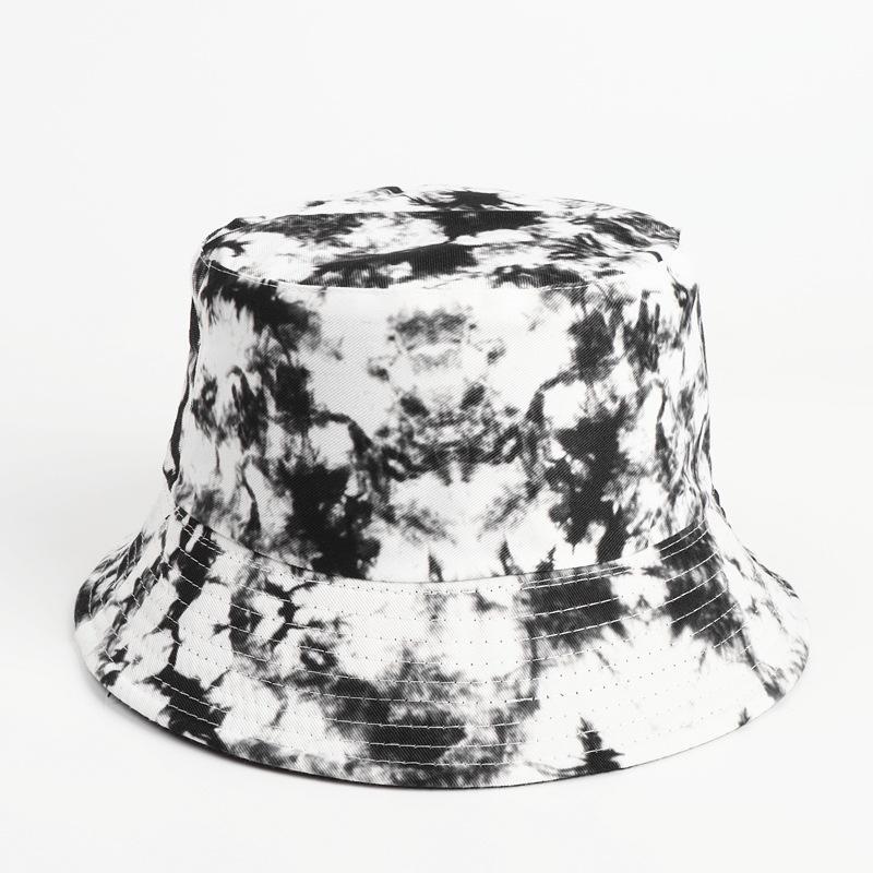 Gorro de pescador con efecto tie dye en color rosa vibrante: gorro de pescador reversible, liviano y protector solar para mujer: regalo perfecto para el Año Nuevo chino y el día de San Valentín