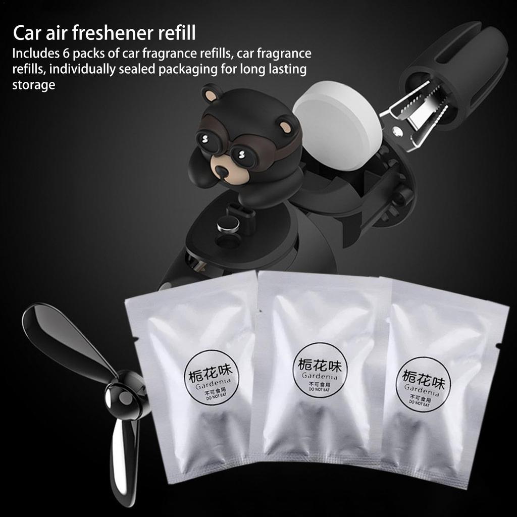 Car Air Freshener Refill Clip-on Air Freshener White Musk Car