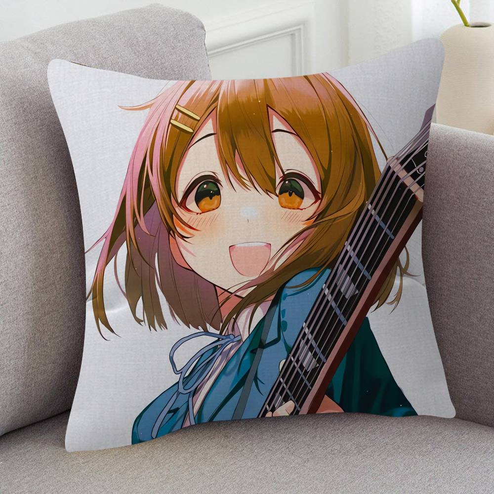 Anime KON Cartoon Series Square Pillowcase Soft Waist Sofa Cushion Cover Bedroom Room Pillowcase