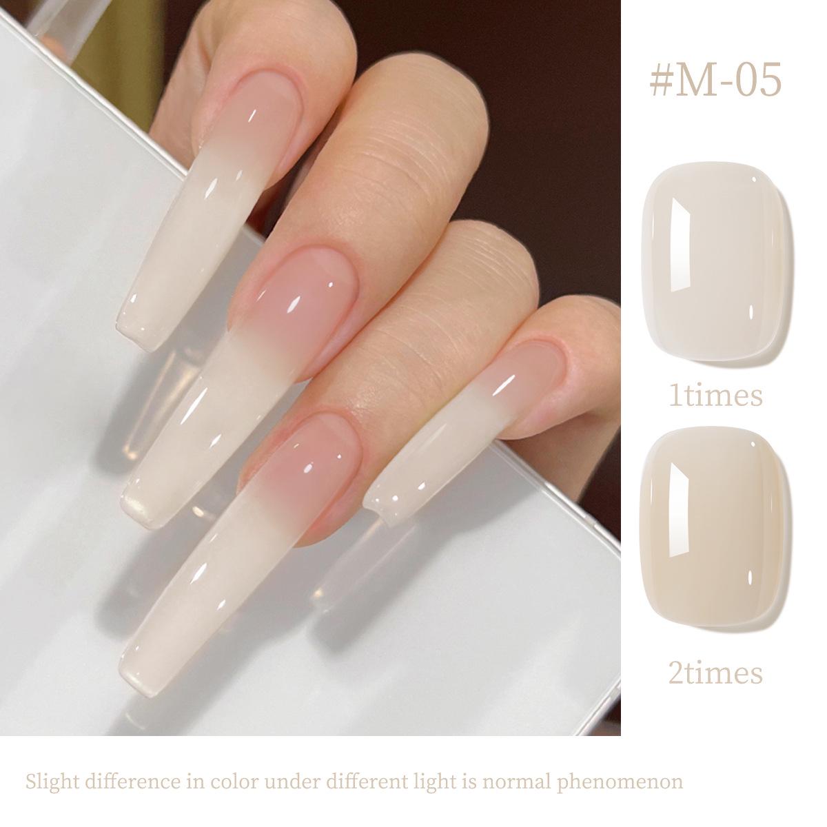 

Набор нюдовых гель-лаков Консорт Хуа: 2025 Ледяной-прозрачный, льстящие коже молочно-белый и оттенки молочного чая