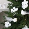 Foam Christmas Pendants Snowflake Hanging Ornament New Christmas Tree Ornaments  Navidad