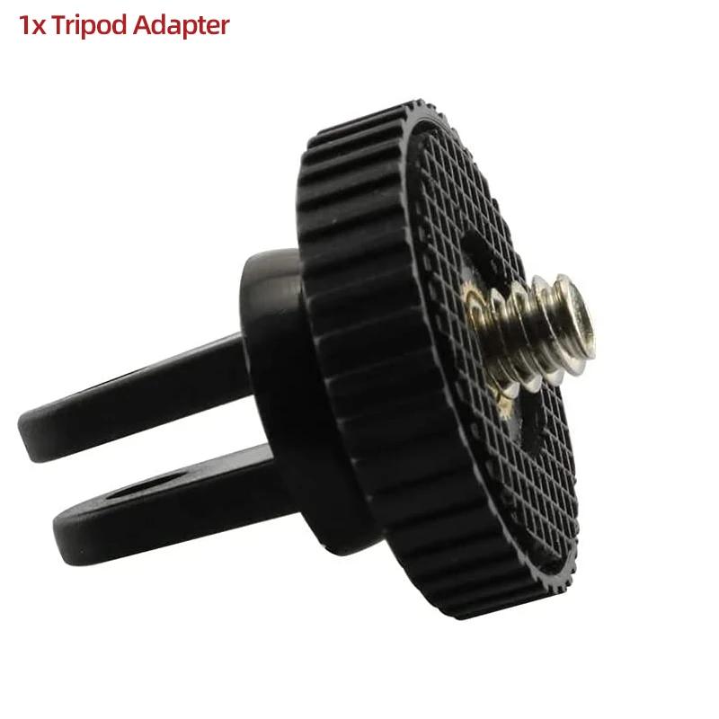 1/4'' Screw Adapter Tripod Mount for GoPro Hero 13 12 11 10 9 8 7 Insta360 SJCAM SJ4000 AKASO DJI Osmo Action Camera Accessories