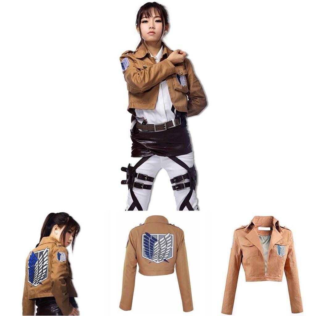 Attack On Titan Shingeki No Kyojin Keşif Birliği Cosplay Ceket**