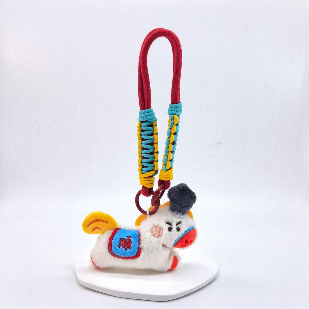 Cartoon Horse Doll Pendant, Backpack, Rich Pony Woven Lanyard, Keychain, Bag, Pendant, Pendant.