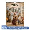 2027 Cow Calendar A4 Spiral Bound Monthly Planner US Holiday Farmhouse Decor