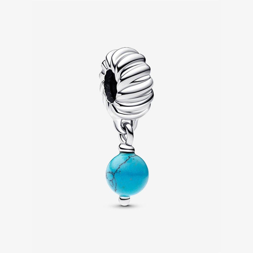 Pandora Turquoise Colored Dangle Charm 793901C01