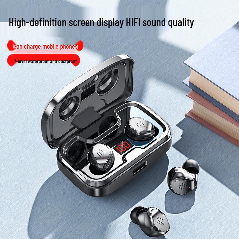 TWS-S8 Premium True Wireless Bluetooth Dual-Ear In-Ear Earphones