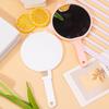 Cartoon Cat Makeup Mirror On Handle Mini Vanity Mirrors Hair Comb Integrated High Definition Portable Women Girl Cosmetic Tools