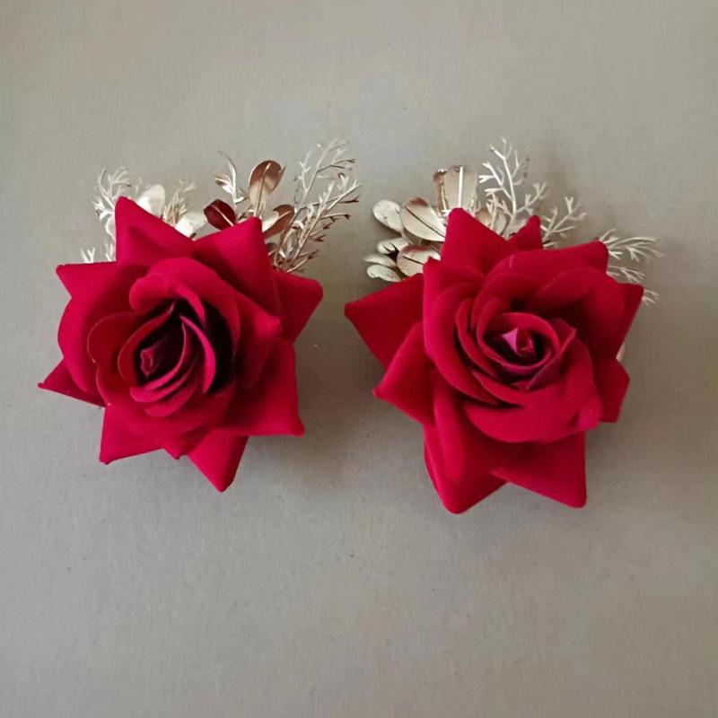 Wedding Car Decoration Set: Creative Floral Arrangement for Head Car