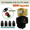New Hotend For Bambu Lab A1 Mini Assembly Hotend Kit 0.2 0.4 0.6 0.8MM Replaceable Nozzle For Bamboo Lab A1/A1 Mini 3D Printer