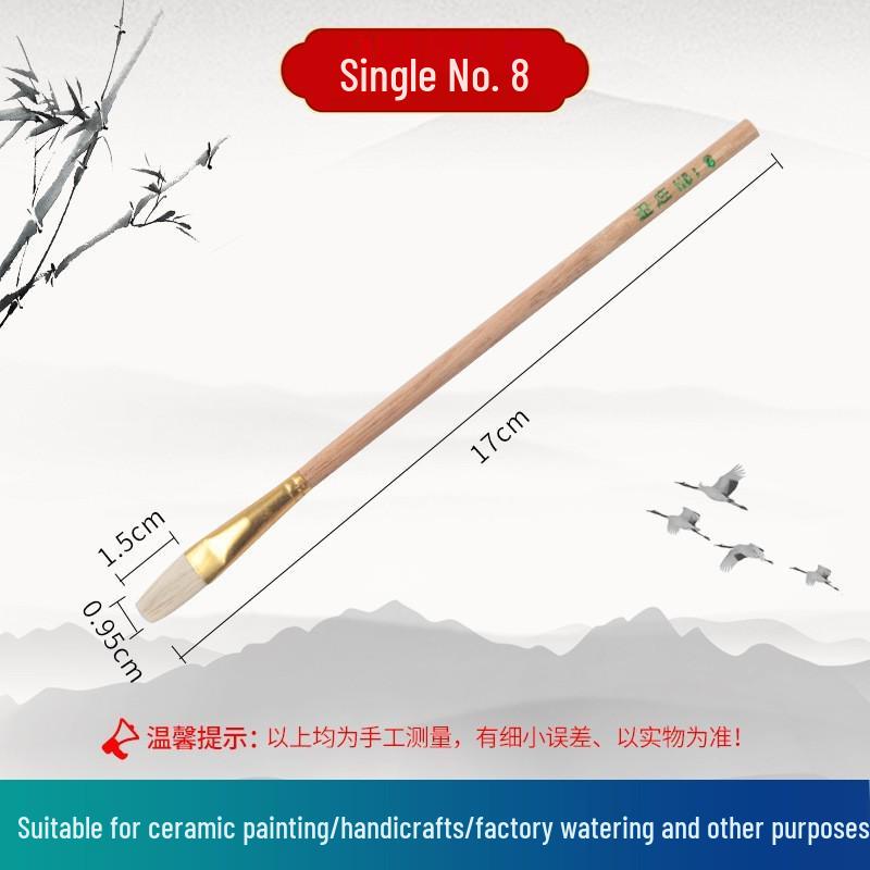 Gold Tip Ceramic and Watercolor Paint Brush Set - Boutique S Series