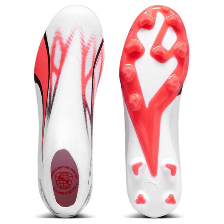 Puma Ultra Match Ll Fg/Ag Soft Comfortable Soccer Shoes Men Soccer Shoes White 10751101