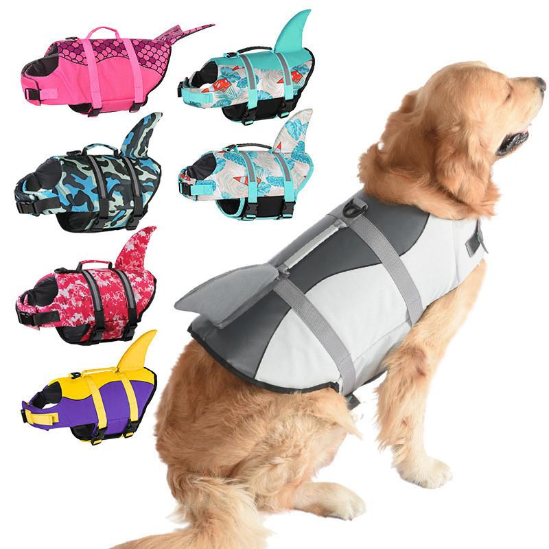 Vibrant Sailboat Pattern Dog Life Jacket For Small And Large Dogs