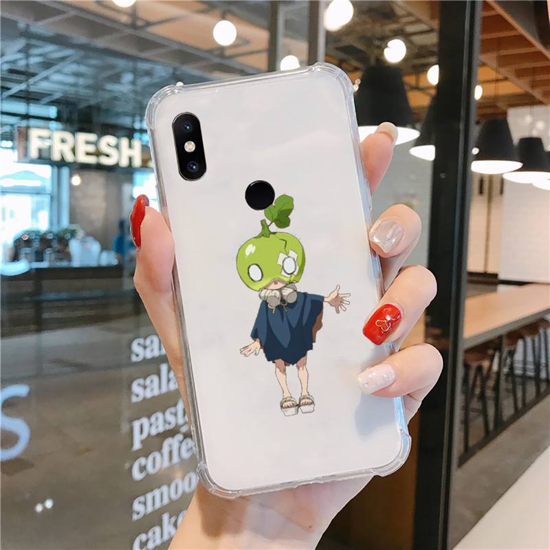 Dr.STONE Fumetti Anime Fumetti Custodia per Telefono Trasparente per Xiaomi redmi note 5 7 8 9 10 11 t S A lite pro alta qualità funda