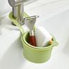 2Pcs Adjustable Hanging Sink Drain Basket For Home Kitchen Sink Food Residue Separator, Filter Basket,Fruit Washing Drain Basket