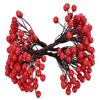 8mm Double-Headed Berry Branches for Christmas Wreaths & Wedding Candy Box Decor
